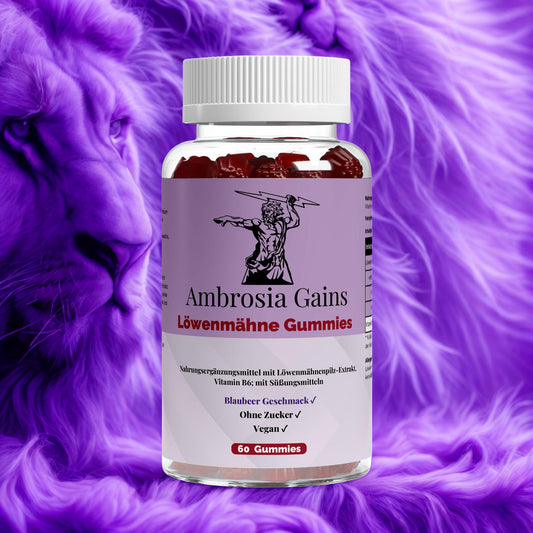 Löwenmähne Vitamin B6 Gummies