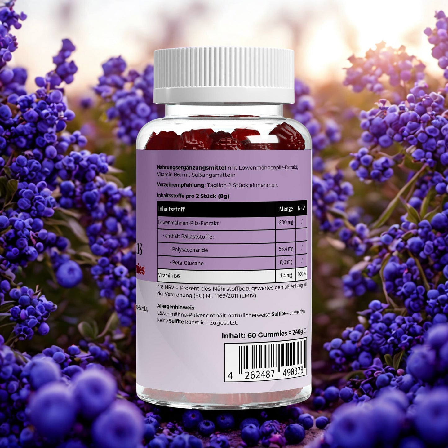 Holunderbeere Vitamin C Zink Gummies