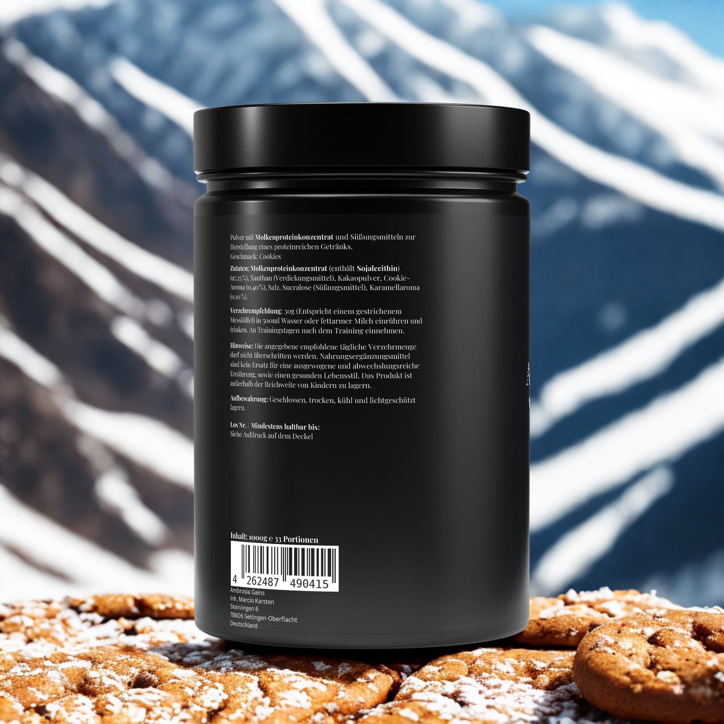 Premium Whey Protein Cookies