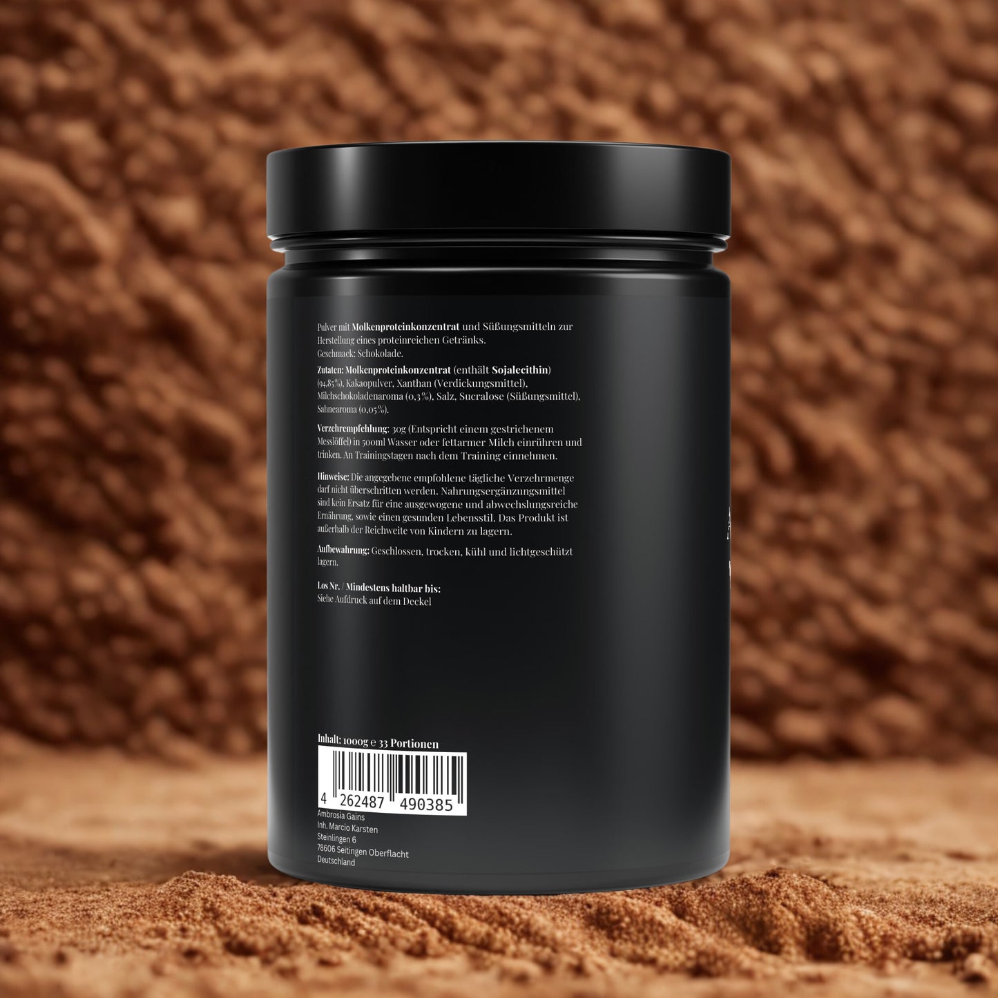 Premium Whey Protein Schokolade